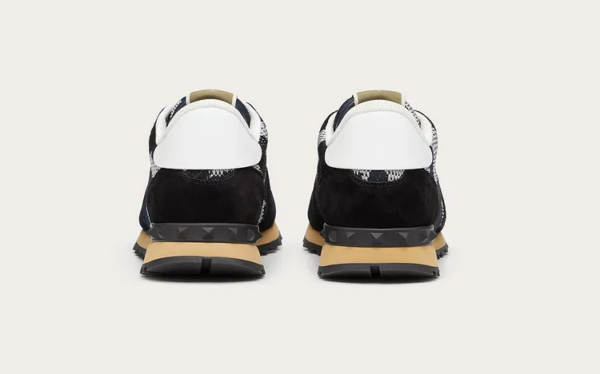 Giày Valentino Mesh Fabric Camouflage Rockrunner Sneaker TY0S0723QRK31J - Ảnh 5