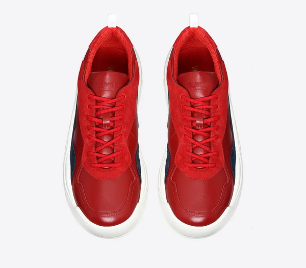 Giày Valentino Chunky Sole Sneakers Red QY0S0B17VRNCU7 - Ảnh 3
