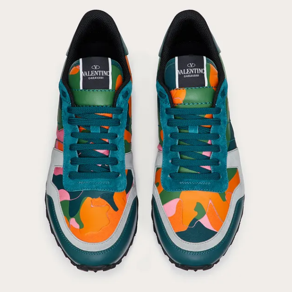 Giày Valentino Camouflage Rockrunner Multicolor WY2S0723TCCE80 - Ảnh 3