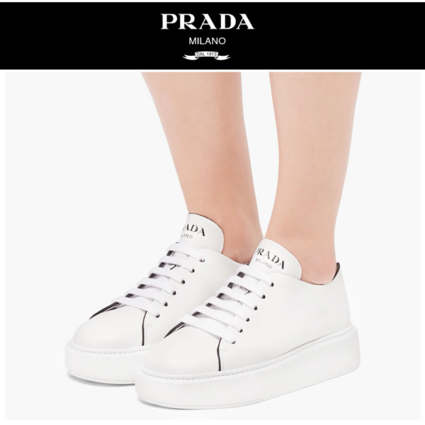 Giày Prada Rubber Box White 1E440L3A6FF0009 - Ảnh 2