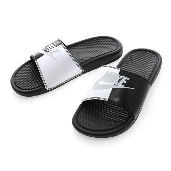 Dép Nike Benassi JDI " Black White " 343880-015 - Ảnh 3