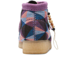 Giay Clarks Wallabee Boot 'Purple Combination' 261-64608