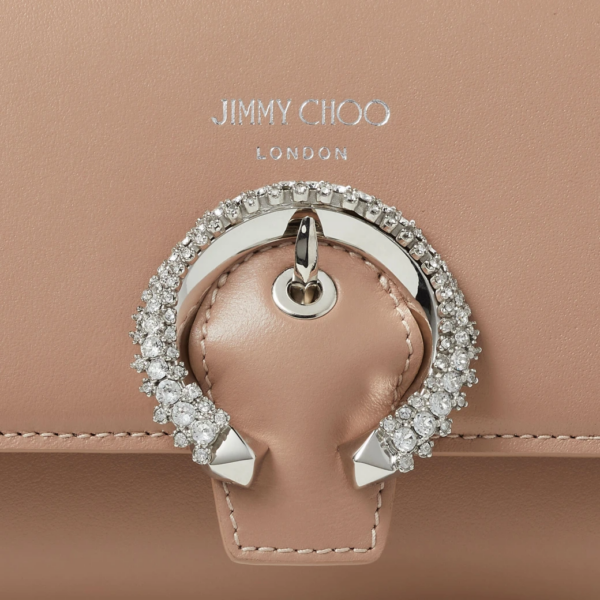 Túi Jimmy Choo Wallet 'Ballet Pink' WALLETWCHAINIUY0C0136 - Ảnh 3