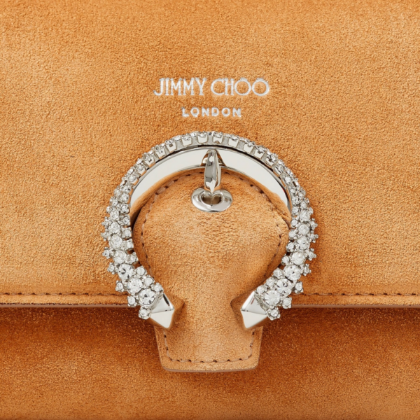 Túi Jimmy Choo Wallet 'Caramel' WALLETWCHAINUCB027152 - Ảnh 4