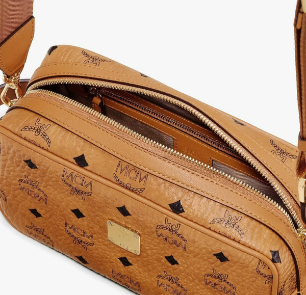 Túi MCM Wash Bag in Visetos Original MXZAAVI01CO001 - Ảnh 3