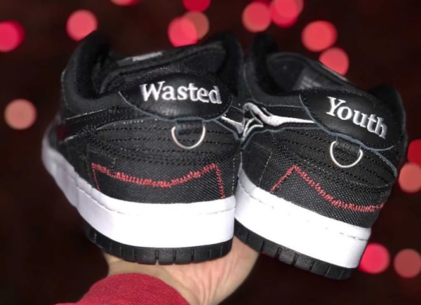 Giày Nike Wasted Youth x Dunk Low SB 'Black Denim' DD8386-001 - Ảnh 6