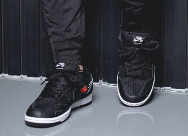 Giày Nike Wasted Youth x Dunk Low SB 'Black Denim' DD8386-001 - Ảnh 3