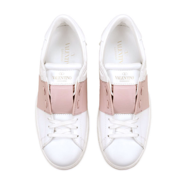 Giày Valentino Wmns Calfskin Leather White UW2S0781BLU834 - Ảnh 6