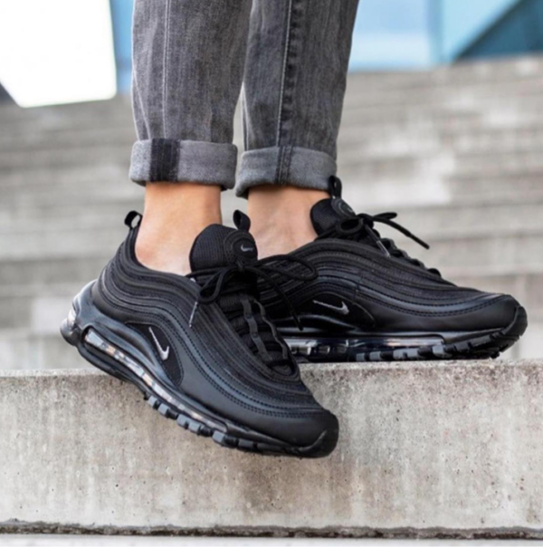 Giày Nike Air Max 97 'Triple Black' 921733-001 - Ảnh 3
