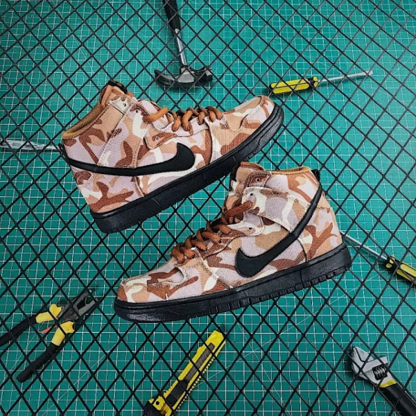 Giày Nike Dunk High Pro SB 'Brown Camo' BQ6826-200 - Ảnh 3