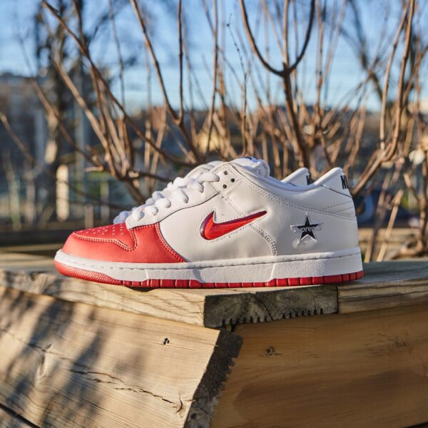 Giày Nike Supreme x Dunk SB Low 'Varsity Red' CK3480-600 - Ảnh 4