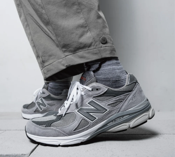 Giày New Balance 990v3 Made in USA 'Grey' M990GY3 - Ảnh 3
