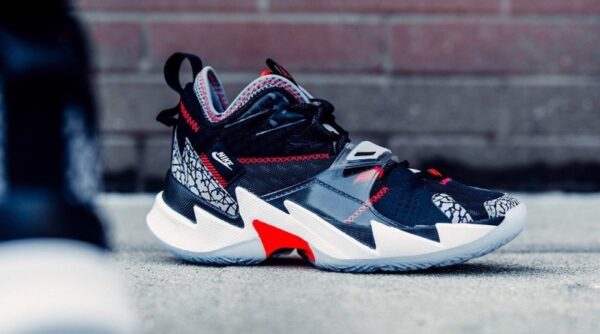 Giày Nike Jordan Why Not Zer0.3 GS 'Black Cement' CD5804-006 - Ảnh 5