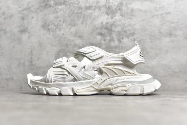 Dép Balenciaga Track Sandal 'Triple White' 617542 W2CC1 9000 - Ảnh 5