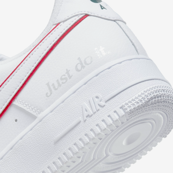 Giày Nike Air Force 1 Low Just Do It White Red DQ0791-100 - Ảnh 3