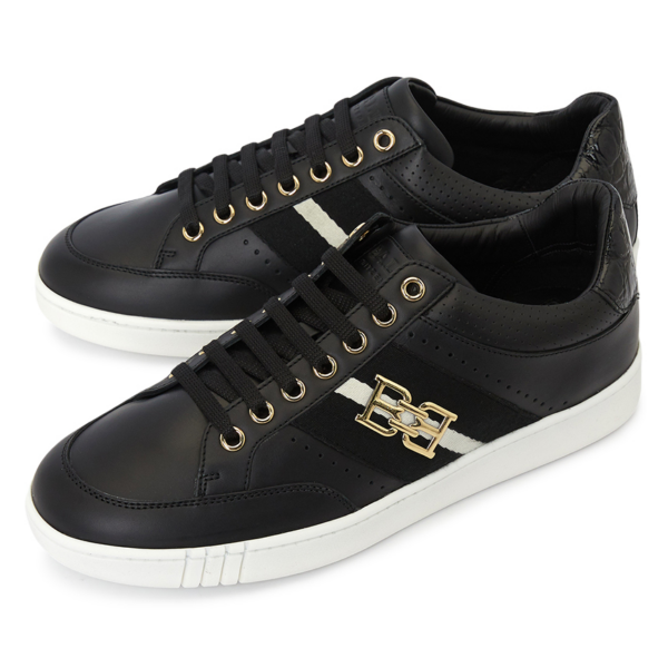 Giày Bally B-Chain Crocodile 'Black' WINTON-00 - Ảnh 5