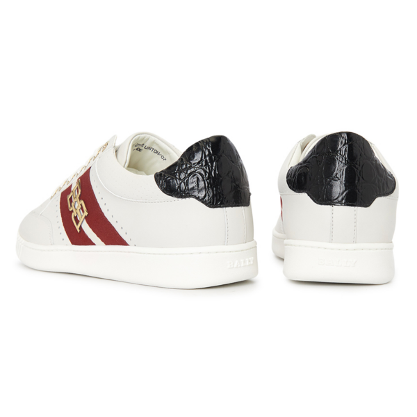 Giày Bally B-Chain Crocodile 'White' WINTON-07 - Ảnh 2