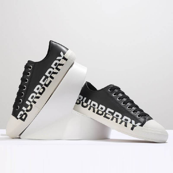 Giày Burberry Two-Tone Leather Sneakers 8019326 - Ảnh 2