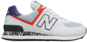 Giày New Balance 574 Classic 'White Ghost Pepper' WL574CS2