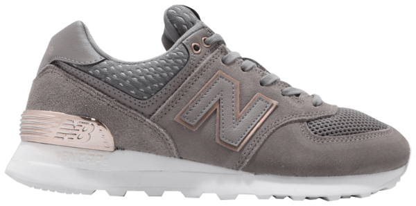 Giày New Balance 574 Wmns 'Grey White Rose Gold' WL574FSCB