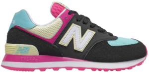 Giày New Balance 574 Classic 'Black Pink Glow' WL574GP2