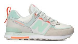 Giày New Balance Wmns 574 'White Teal Orange' WL574ISC