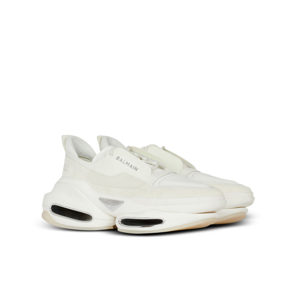 Giày Balmain Neoprene Suede B-bold 'White' YM1VI277TRPN0FA - Ảnh 2