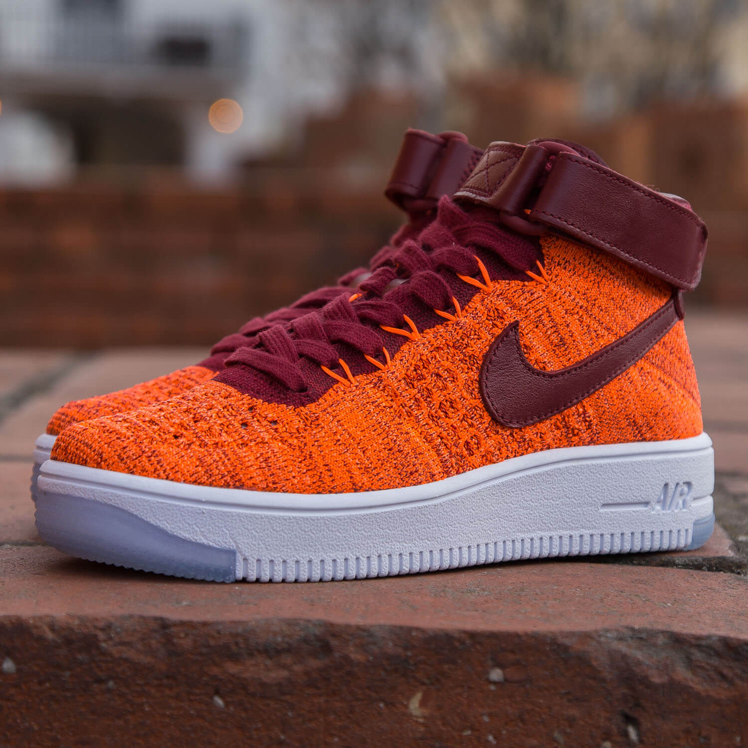 Giày Nike Wmns Air Force 1 Flyknit 'Total Crimson' 818018-800 - Ảnh 4