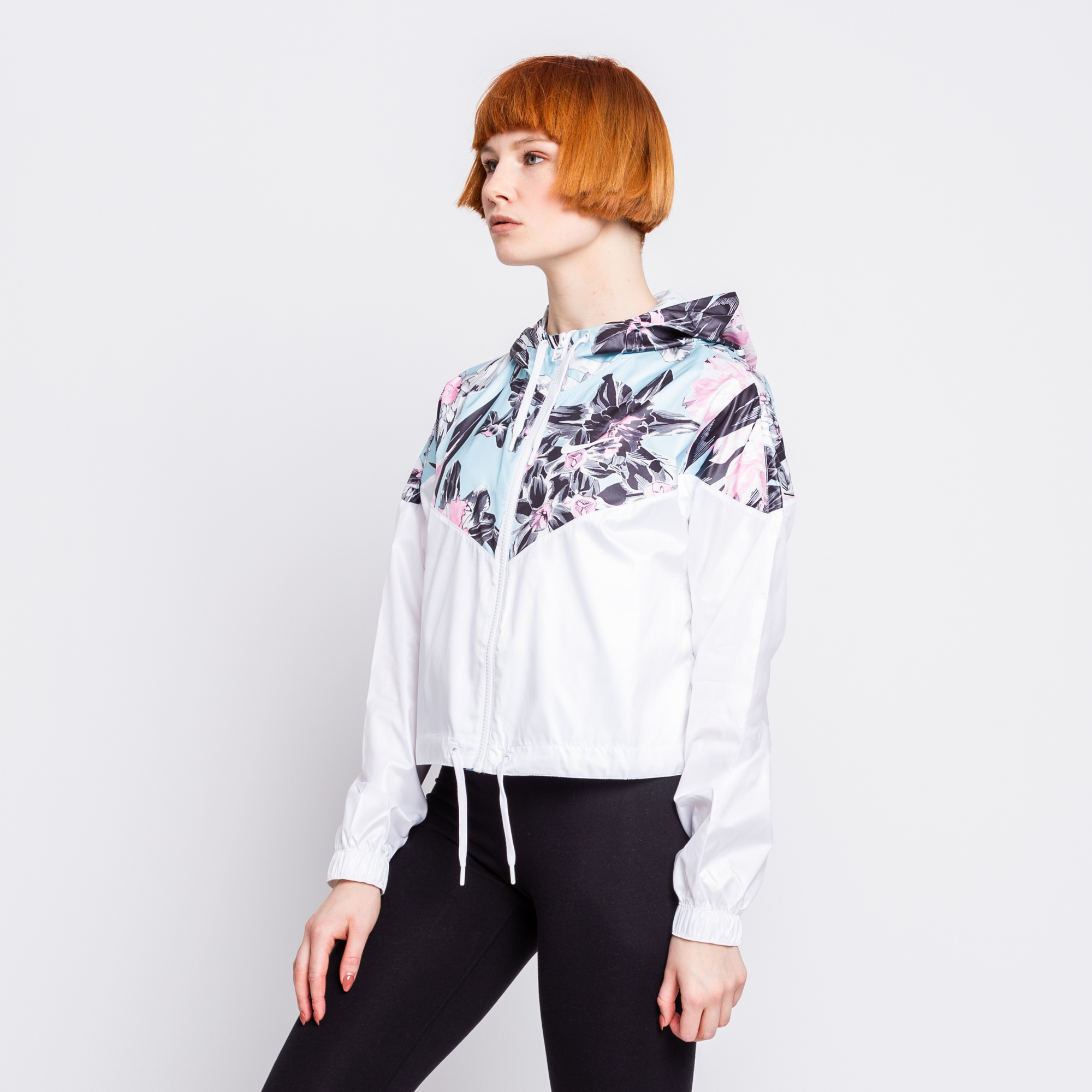 Áo Nike Windrunner Cropped Jacket Women White AR5151-100 - Ảnh 4