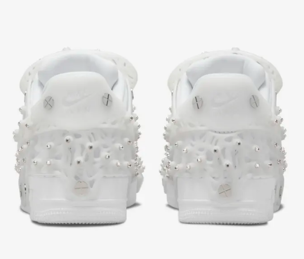 Giày Nike Swarovski x Nike Air Force 1 Low  Triple White CV7668-100 - Ảnh 3