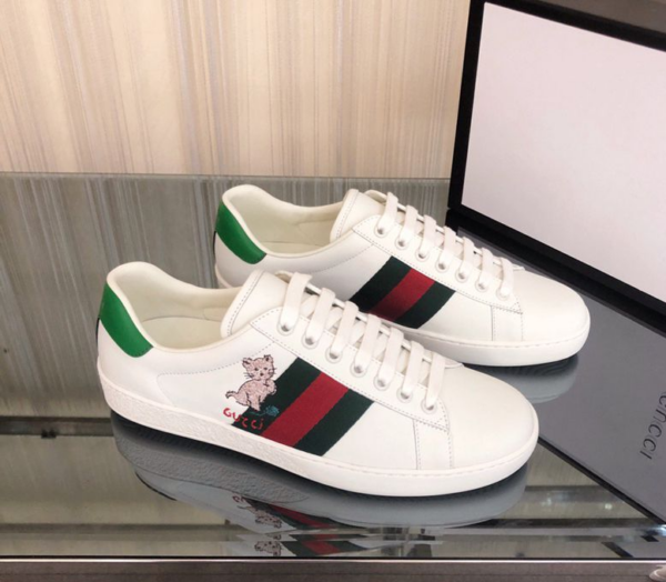 Giày Gucci Wmns Ace 'Kitten'  630616 1XG60 9114 - Ảnh 5