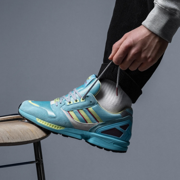 Giày Adidas ZX 8000 Light Blue FY3593 - Ảnh 2