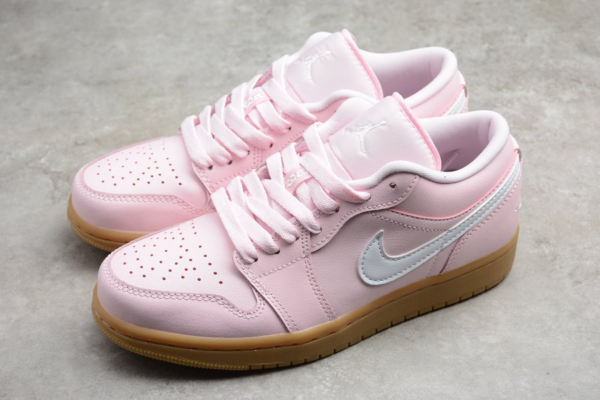 Giày Nike Wmns Air Jordan 1 Low 'Arctic Pink Gum' DC0774-601 - Ảnh 4