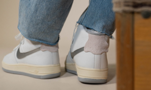 Giay Nike Wmns Air Force 1 High Sculpt 'White Light Smoke Grey' DC3590-101