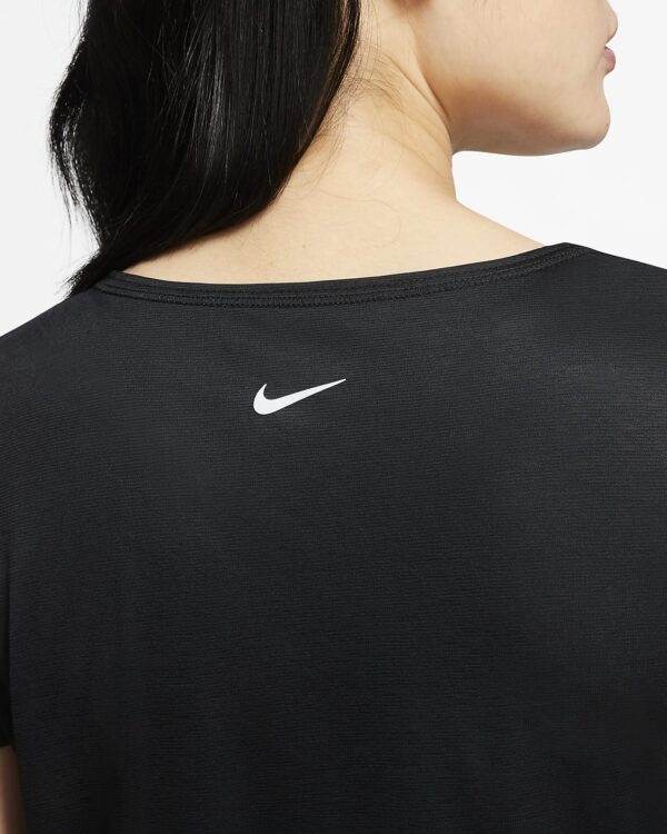 Áo Nike Women's Short-Sleeve Running Top 'Black White' CJ1971-010 - Ảnh 4