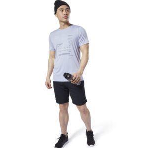 Alternative view of Reebok Workout Ready Graphic Tee Blue EC0864