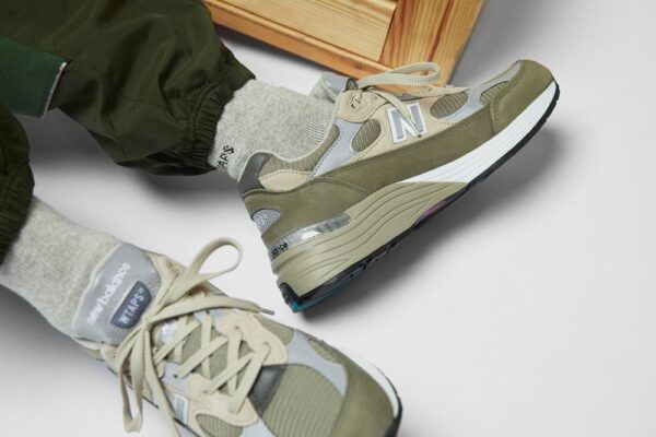 Giày New Balance WTAPS x 992 Made In USA 'Olive Drab' M992WT - Ảnh 2