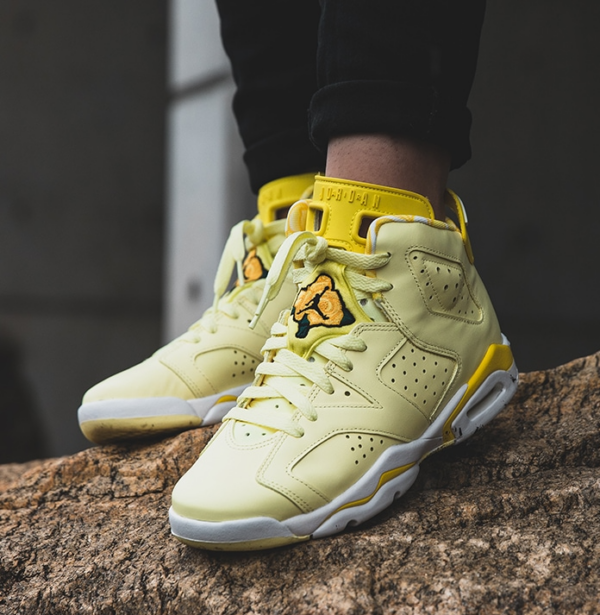 Giày Nike Air Jordan 6 Retro GG 'Citron Tint' 543390-800 - Ảnh 2