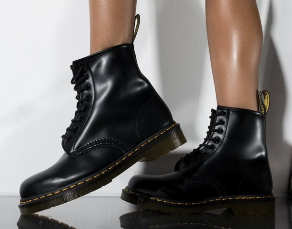 Giày Dr. Martens 1490 Black Virginia Shoes 22524001 - Ảnh 5
