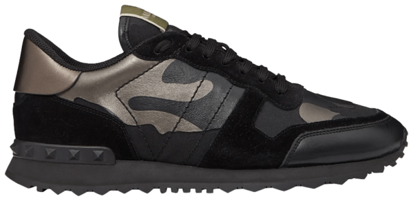 Giày Valentino Rockrunner 'Camouflage Noir Metallic' WY2S0723NTAE43