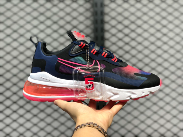 Giày Nike Wmns Air Max 270 React SE 'Midnight Navy Crimson' CK6929-400 - Ảnh 6