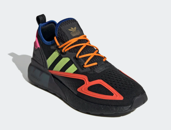 Giày Adidas ZX 2K Boost 'Black Solar Red' FY4005 - Ảnh 6