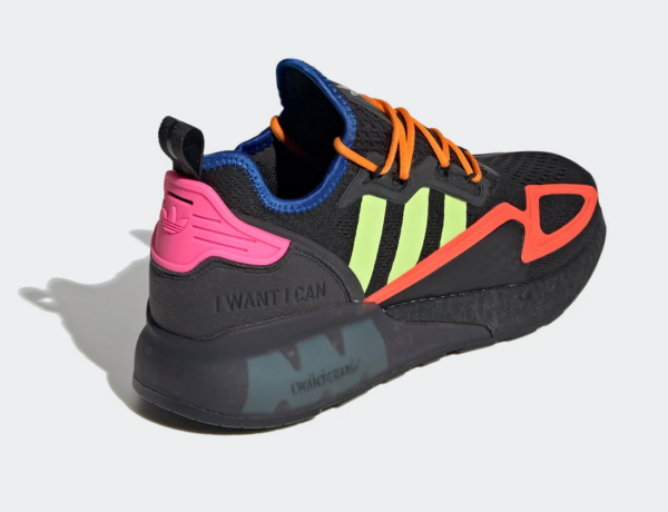Giày Adidas ZX 2K Boost 'Black Solar Red' FY4005 - Ảnh 5