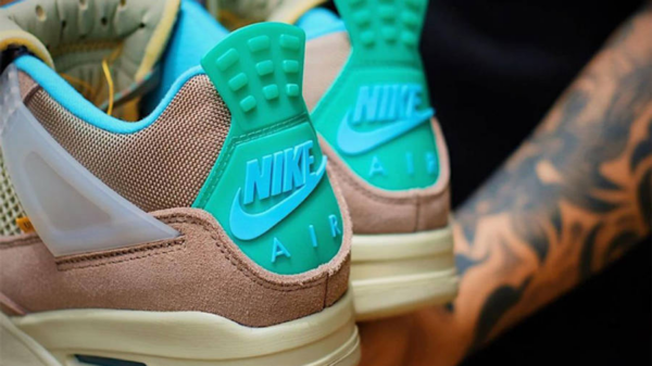 Giày Nike Union LA x Air Jordan 4 Retro 'Taupe Haze' DJ5718-242 - Ảnh 5