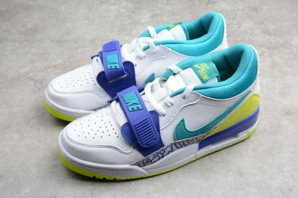 Giày Nike Just Don x Jordan Legacy 312 Low 'Neon Aquamarine' CD7069-103 - Ảnh 5