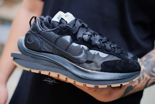 Giày Nike Sacai x VaporWaffle 'Black Gum' DD1875-001 - Ảnh 7