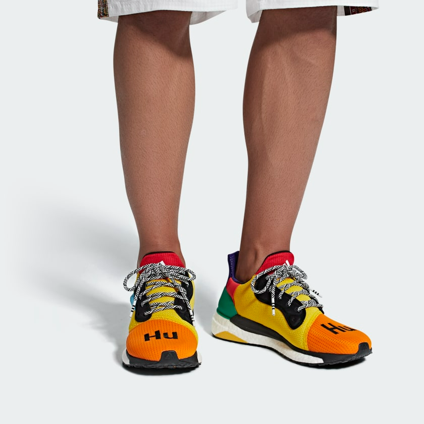 Giày Adidas Pharrell Williams X Adidas Solar Hu Glide 'Yelow' BB8042 - Ảnh 4