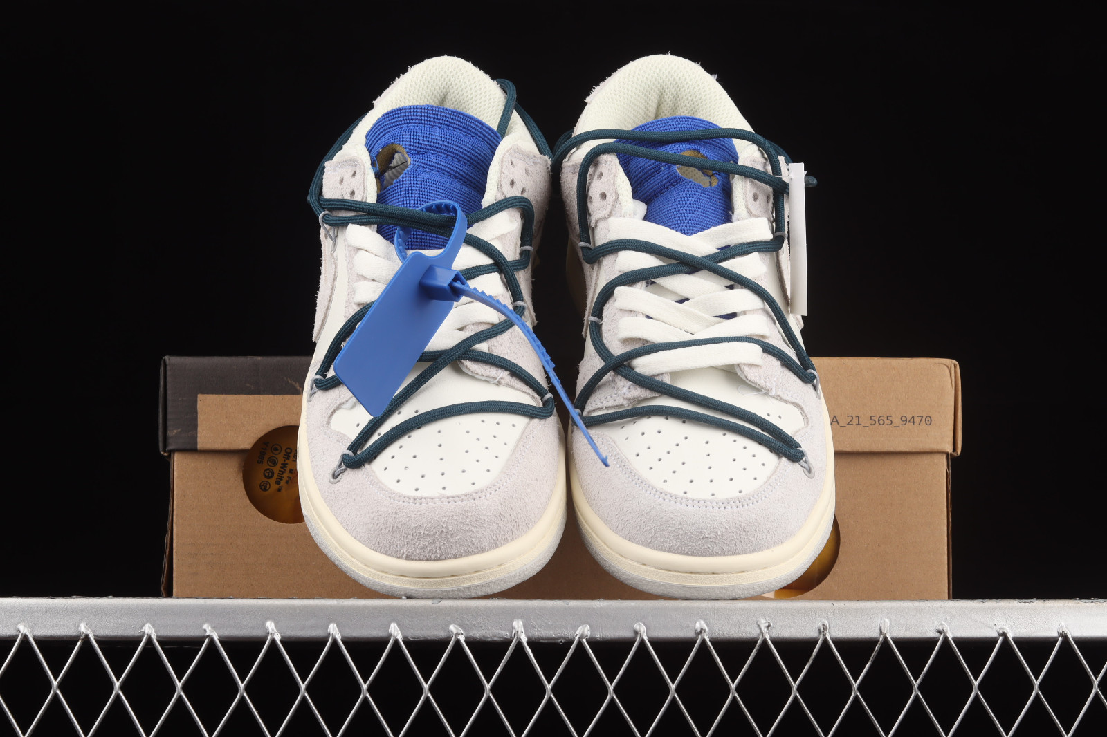 Giày Nike Off-White x Dunk Low 'Lot 16 Of 50' DJ0950-111 - Ảnh 3