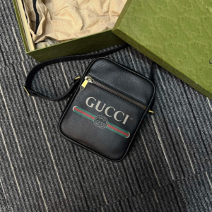 Tui Gucci Print Mini Messenger Bag 'Black' 574803-0Y2AT-8163