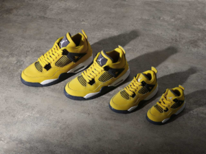 Alternative view of Giày Nike Air Jordan 4 Retro GS 'Lightning' 2021 408452-700